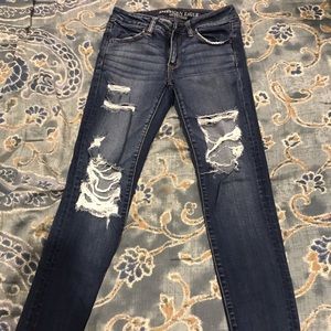 American Eagle ripped jeans